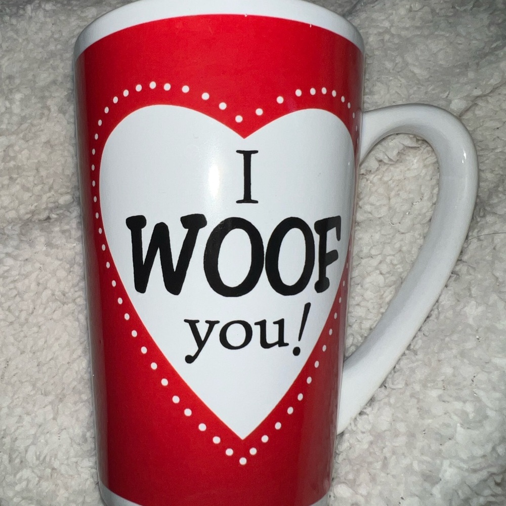Heartfelt Red and White Mug - Picture 2 of 4